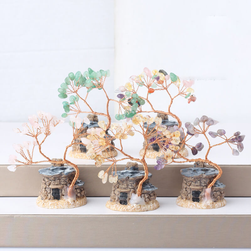 Wholesale Crystal Trees – Handcrafted Gemstone Bonsai Tree Decorations