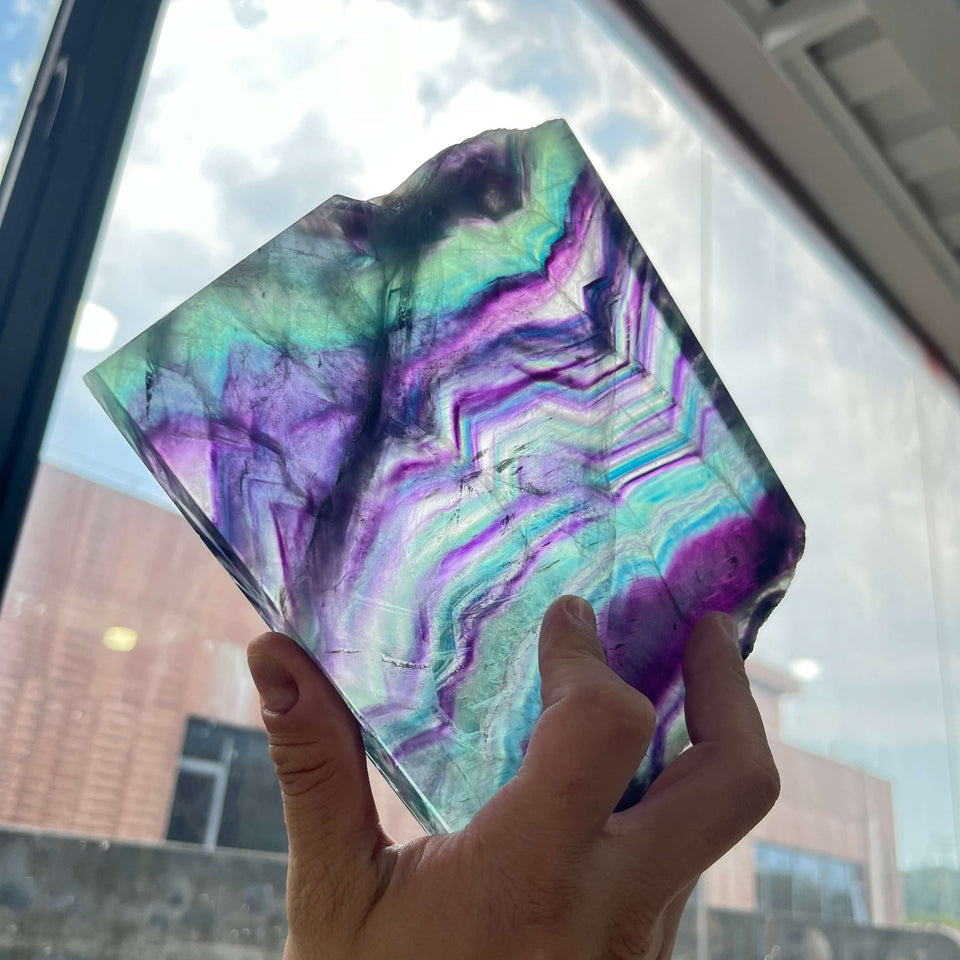 Wholesale Crystal Slabs – Natural and Polished Gemstone Slices