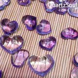 Amethyst heart shaped crystal gemstones for wholesale crystal suppliers