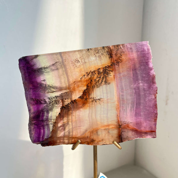 Fluorite Crystal Healing Slabs Wholesale Natural Stone Supply