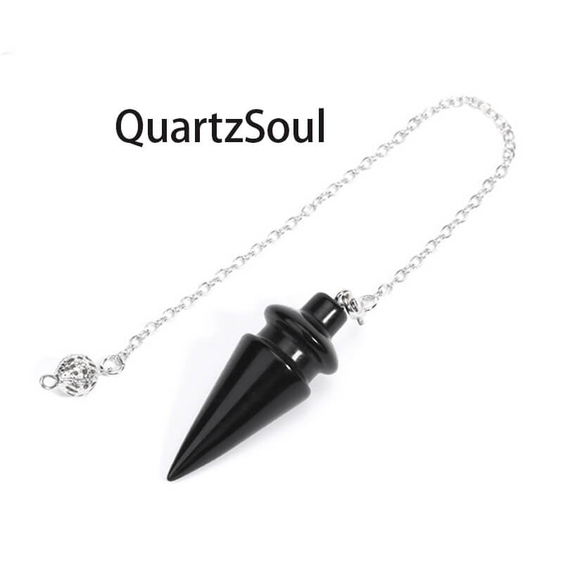 Obsidian Crystal Pendulum for Grounding and Negative Energy Protection