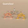 Alloy crystal stands in gold, silver and rose gold finishes for crystal display