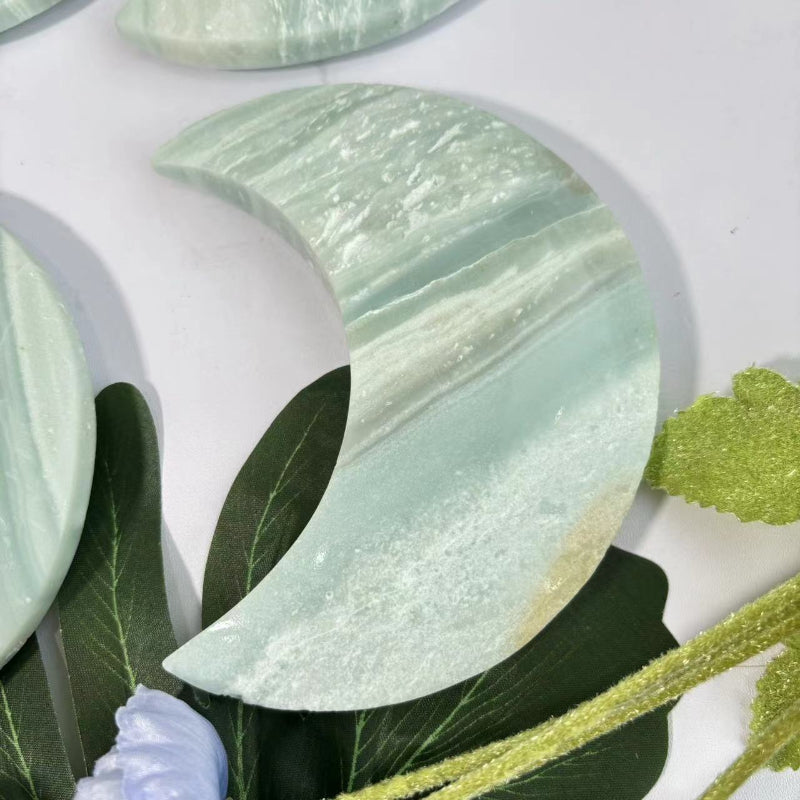 Natural Amazonite Moon Crystal Display for Retailers