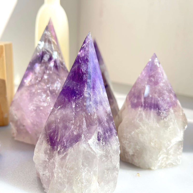Amethyst Points Crystal Healing Chakra Balance