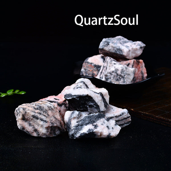 Zebra Jasper Raw Crystals for Healing and Decor