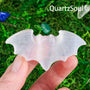 Bat-shaped Selenite Crystal Healing Stone