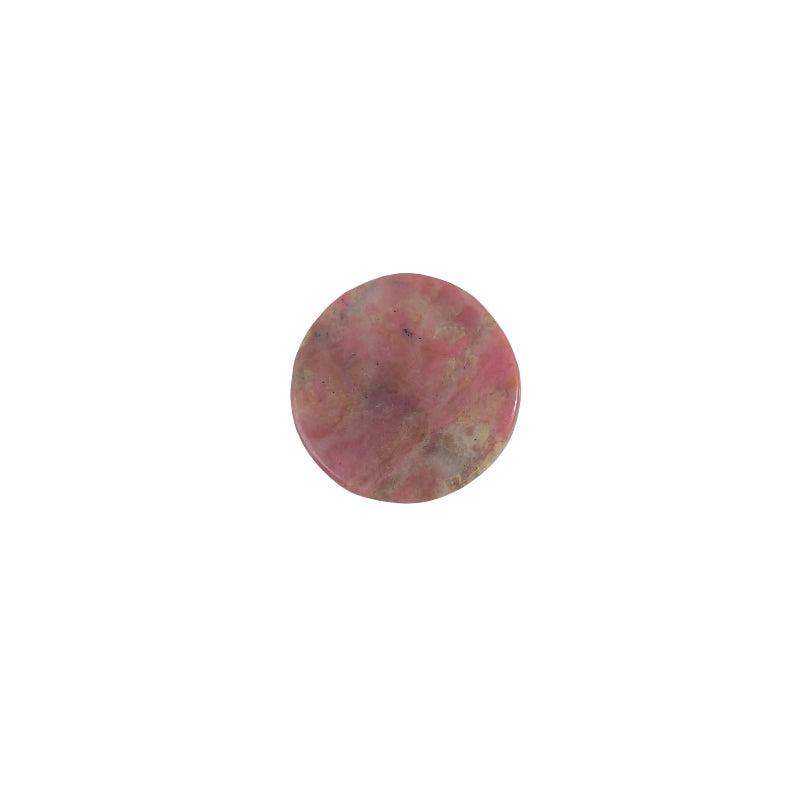 Handcrafted bear shaped rhodonite crystal figurine