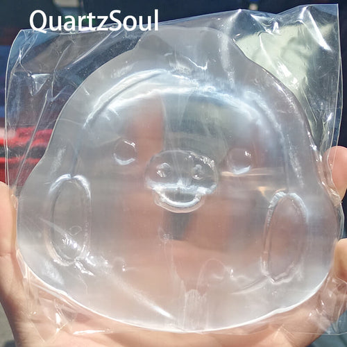 Bird head selenite crystal carving wholesale supplier