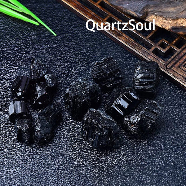 Raw Black Tourmaline Crystal for Protection