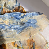 Blue Kyanite Slab Various Sizes Comparison