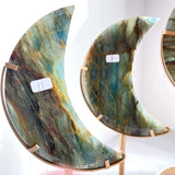 Detailed Marbling Pattern of Blue Onyx Moon Crystal