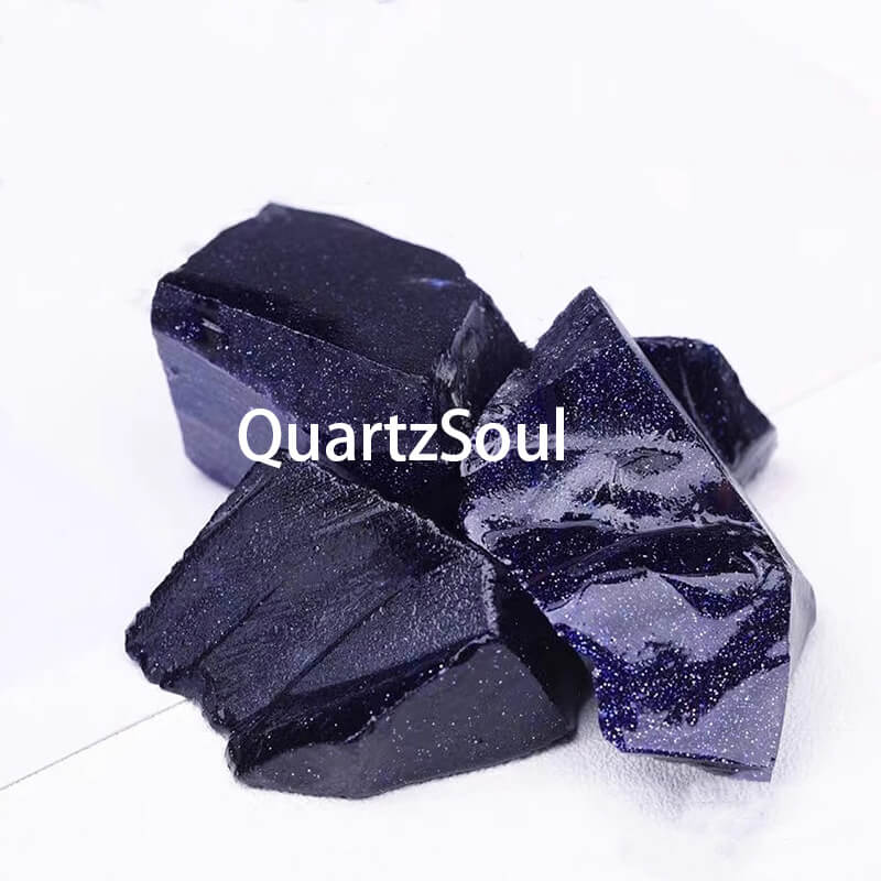 Blue Sandstone Raw Crystal Healing Stones Collection