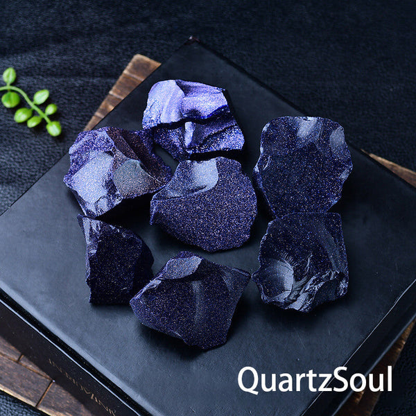 Raw Blue Sandstone Crystal Quartz Stones for Healing