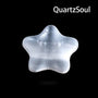 Selenite Star Crystal Palm Stone for Energy Cleansing and Meditation