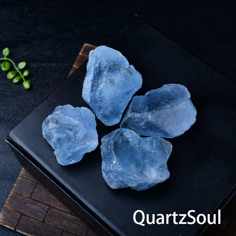 Raw Celestine Crystal Specimens - Healing Quartz Stone