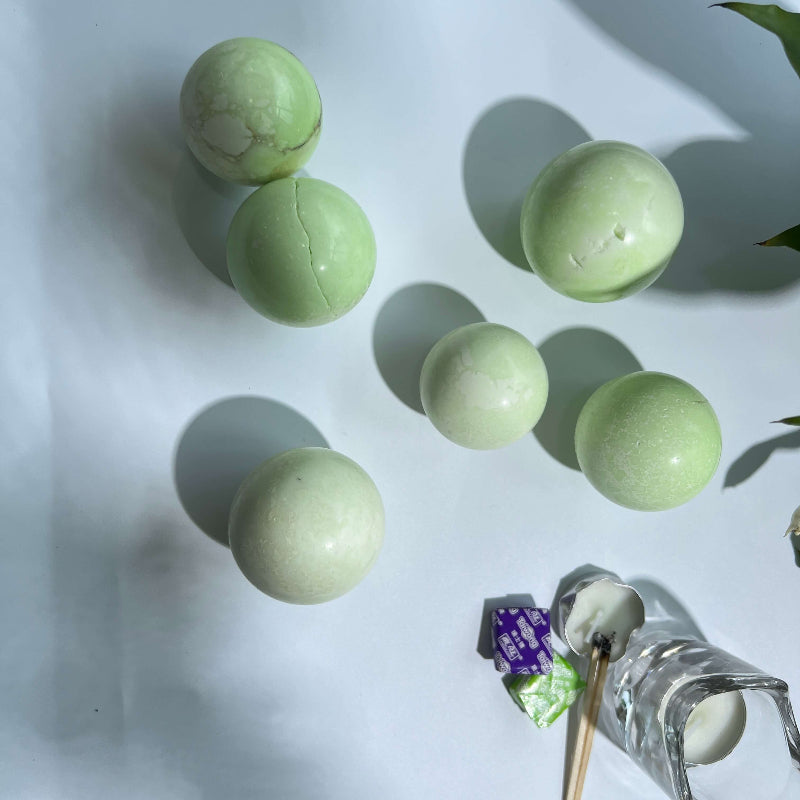Various Chrysoprase Crystal Spheres Wholesale Bulk Supply