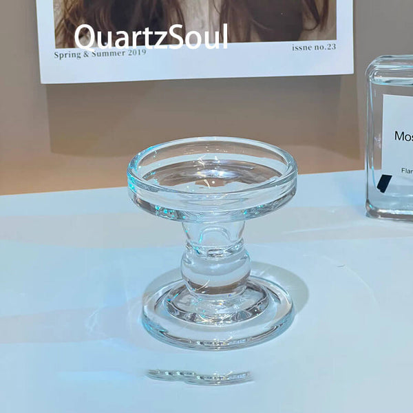 Crystal Display Stand | Premium Glass Holder for Minerals