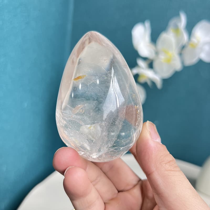 Clear Quartz Crystal Free Form Point for Energy Healing and Meditation