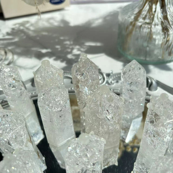 Assorted Wholesale Clear Quartz Crystal Towers Collection