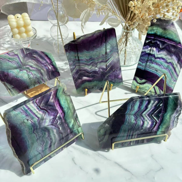 Colorful Fluorite Stone for Crystal Healing Practices