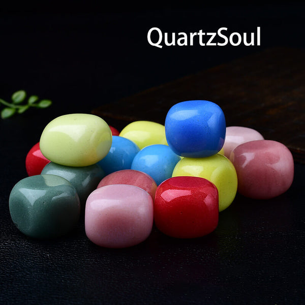 Colorful Assorted Tumbled Stones - Crystal Healing Gemstones