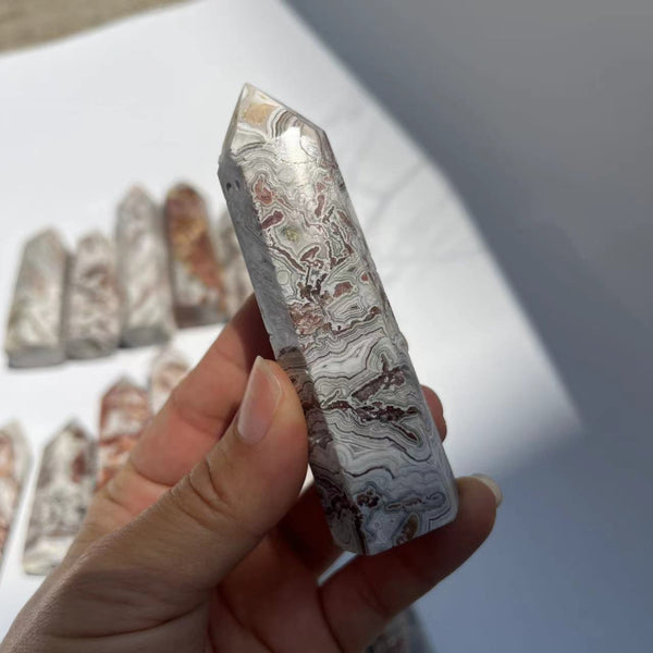 Bulk Crazy Lace Agate Towers Various Sizes Wholesale Collection