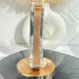 Illuminated Moss Agate Crystal Lamp Emitting Soothing Glow for Healing