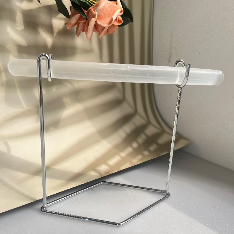 Selenite Crystal Healing Stone Ring Organizer