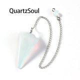 Opal Crystal Pendulum for Enhancing Creativity and Expression
