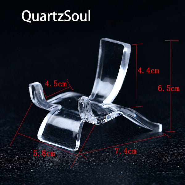 Clear Acrylic Crystal Display Stand for Spheres and Clusters