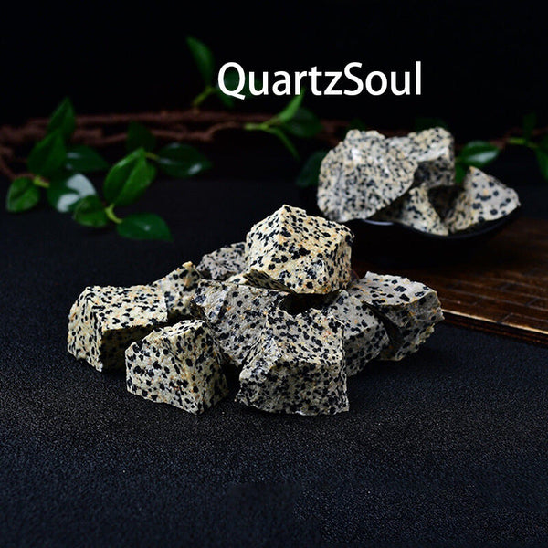 Dalmatian Jasper Raw Crystal Stones for Decoration