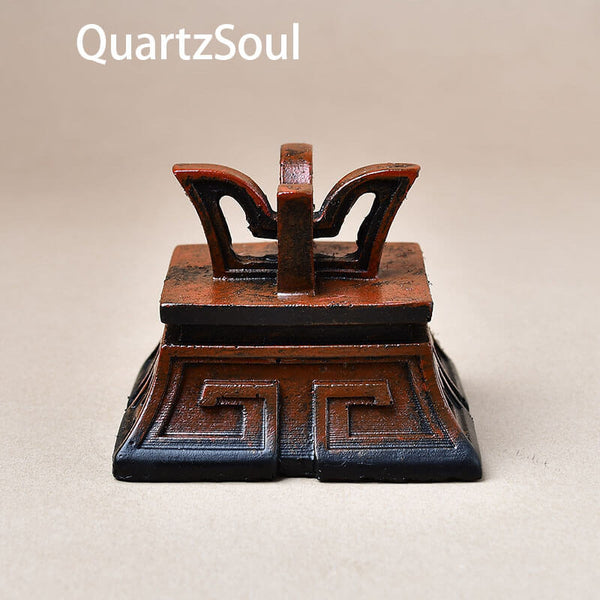 Elegant Crystal Sphere Display Stand with Lotus Design for Home Decor