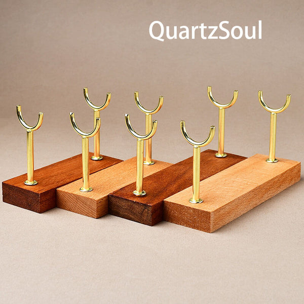 Premium crystal sphere display stand for showcasing gemstone balls and wands