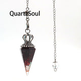 Garnet Crystal Pendulum for Passion and Vitality