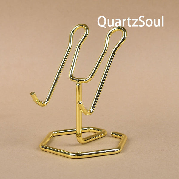 Elegant Crystal Display Stand - Gemstone Collection Holder