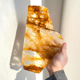 Natural Formation Process of Golden Healer Crystal Slabs