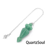 Green Aventurine pendulum for prosperity and decision making