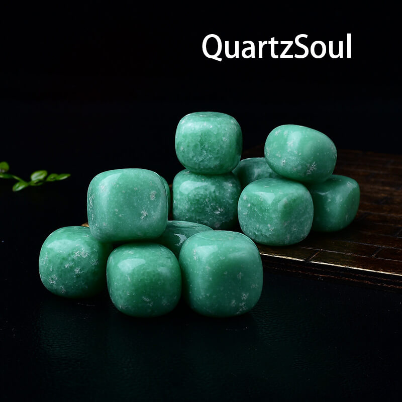 Green Aventurine Tumbled Stones for Natural Crystal Healing