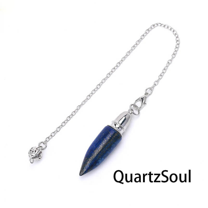 Blue Lapis Lazuli crystal pendulum for spiritual insight