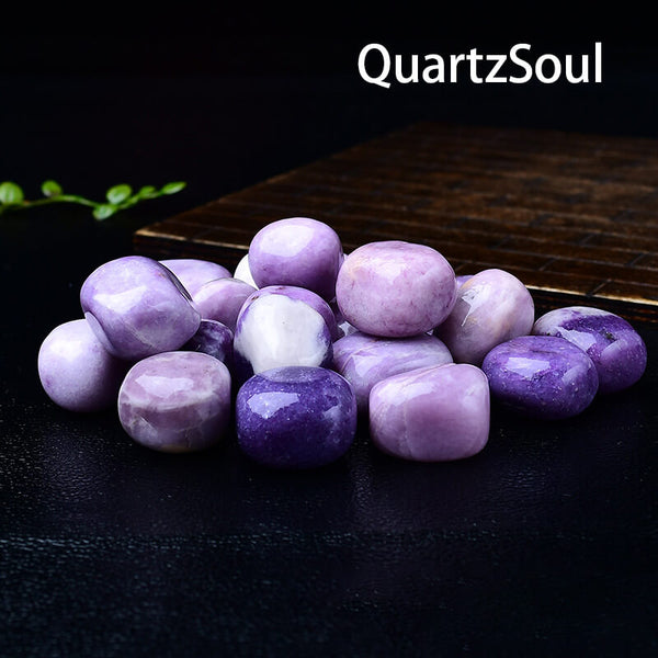 Lepidolite Tumbled Stone Crystal Healing Gemstone Collection