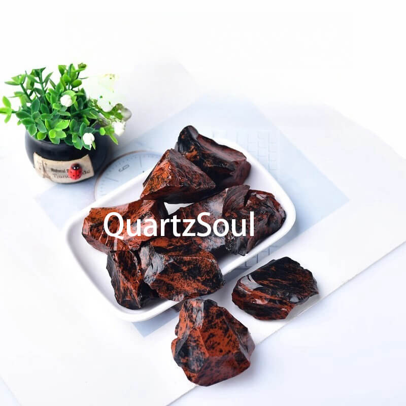 Mahogany Obsidian Raw Crystal Healing Stone