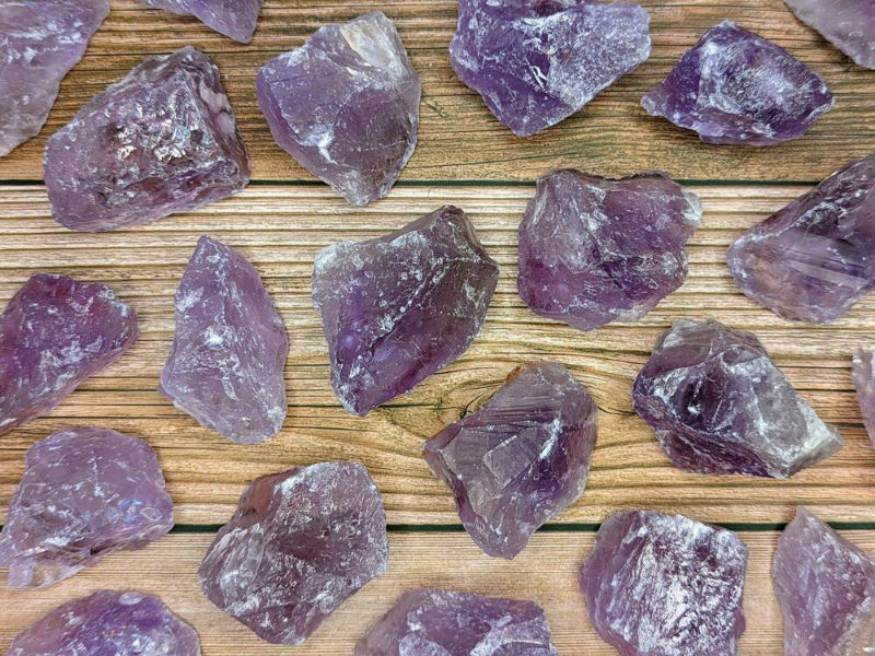 Premium quality purple amethyst crystals