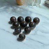 Healing Black Moonstone Crystal Sphere for Crystal Suppliers
