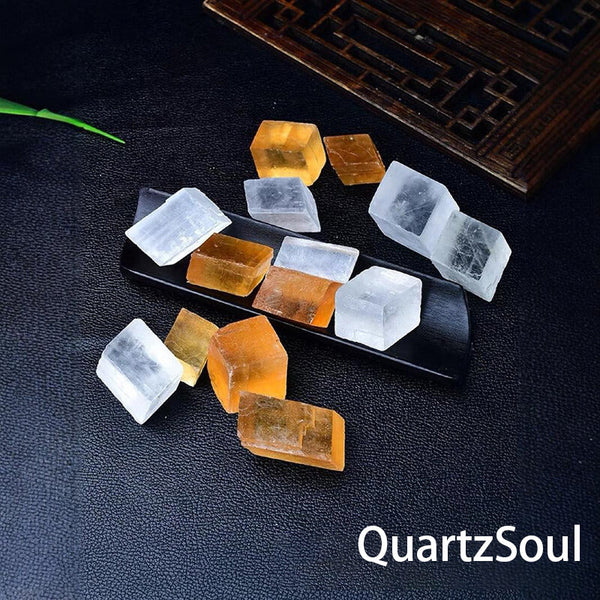 Calcite Crystal Cubes - Premium Raw Healing Stones for Collection