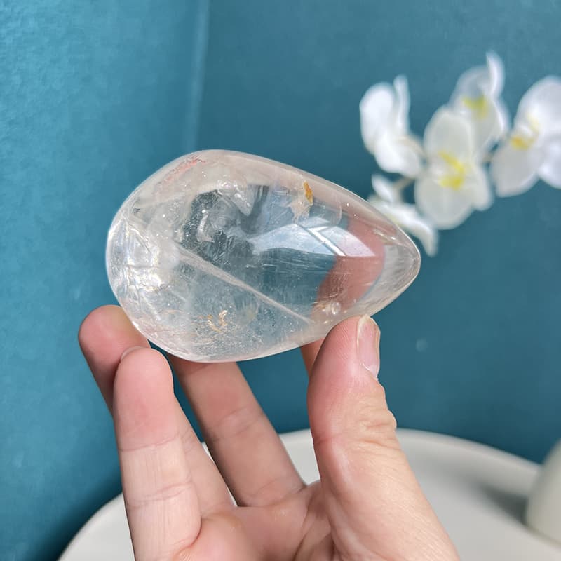 Natural Clear Quartz Freeform Crystal for Spiritual Healing Practices