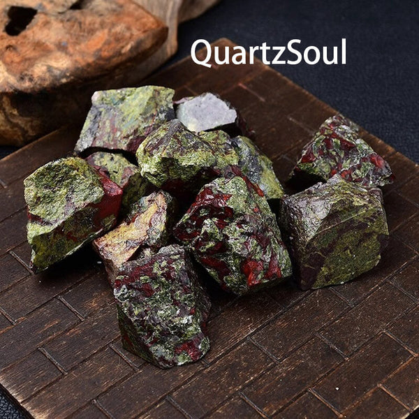 Dragon Bloodstone Raw Crystal for Healing Collection