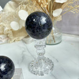 Collection of Natural Lolite Spheres in Various Sizes for Crystal Healers