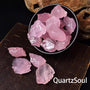 Raw Rose Quartz Crystal Natural Healing Stone for Jewelry Making