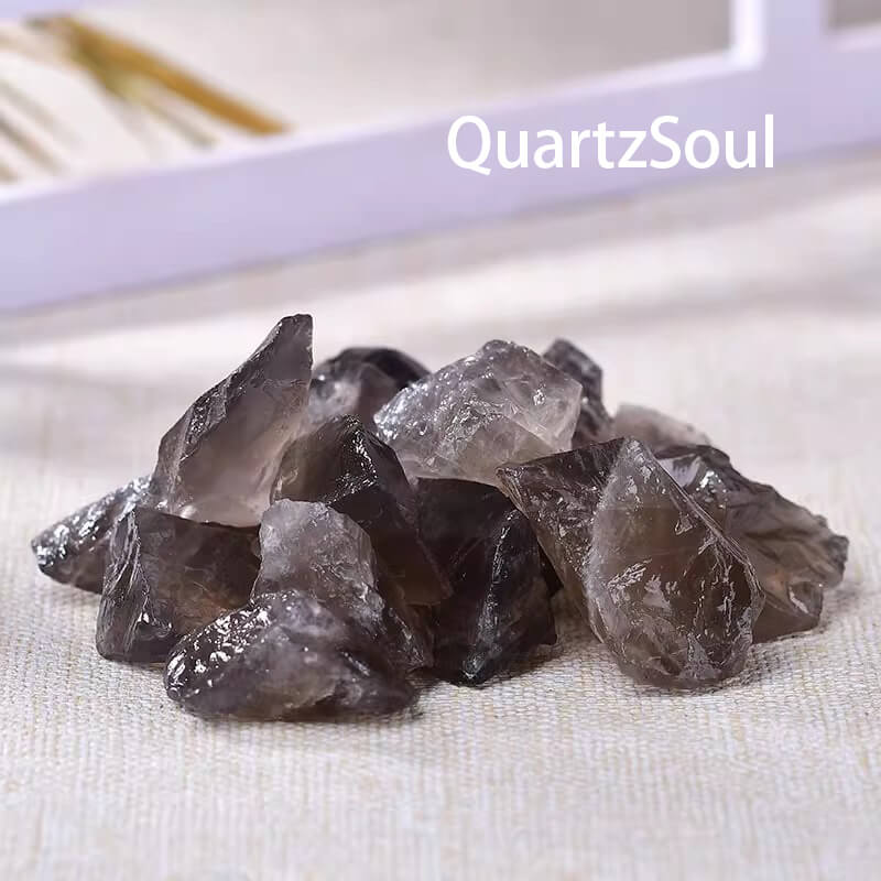 Raw Smoky Quartz Crystal Healing Stones