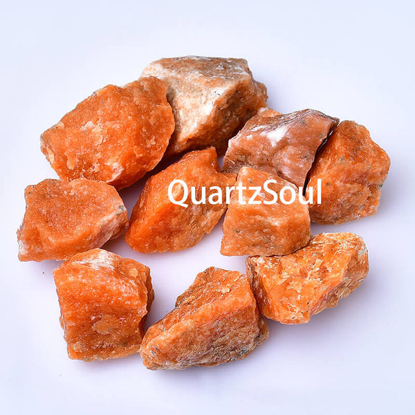 Natural Raw Sunstone Crystal Rough Gemstone for Healing Energy